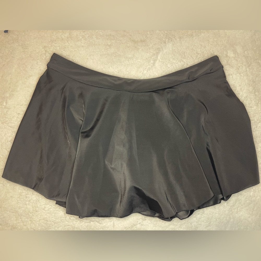 SHEIN 4xl black swim skirt with bikini underneath